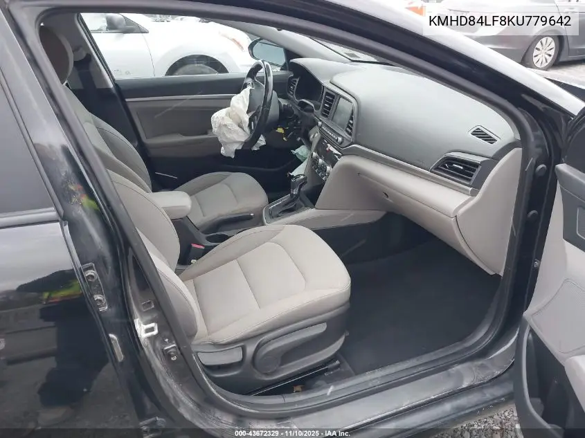 KMHD84LF8KU779642 2019 Hyundai Elantra Value Edition