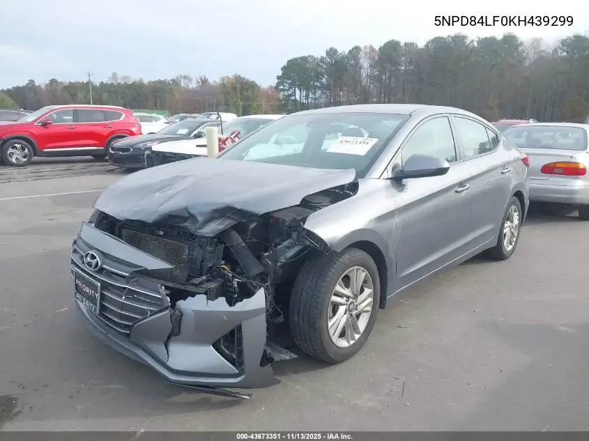 5NPD84LF0KH439299 2019 Hyundai Elantra Sel