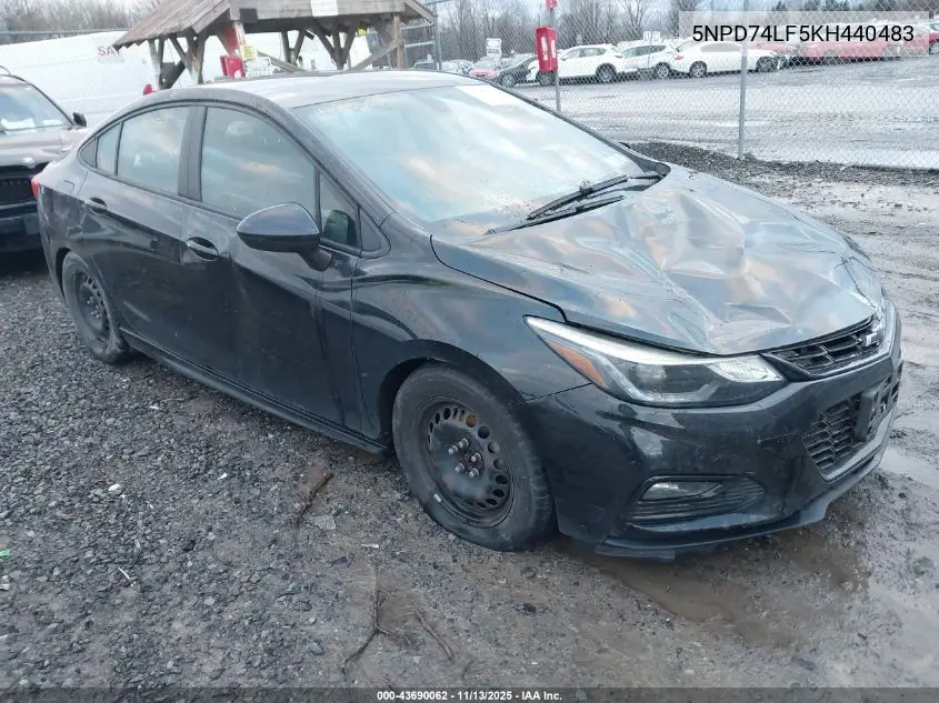 5NPD74LF5KH440483 2019 Hyundai Elantra Se