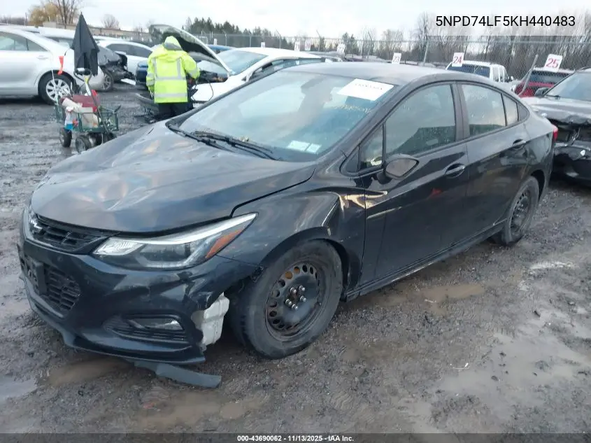 5NPD74LF5KH440483 2019 Hyundai Elantra Se