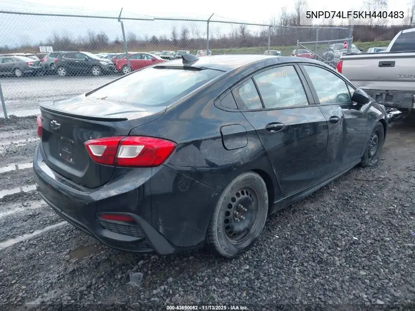 5NPD74LF5KH440483 2019 Hyundai Elantra Se