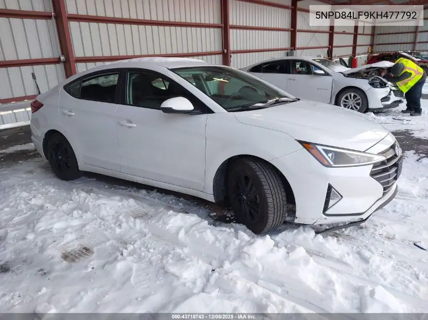 5NPD84LF9KH477792 2019 Hyundai Elantra Sel