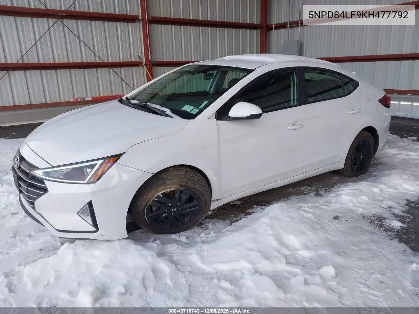 5NPD84LF9KH477792 2019 Hyundai Elantra Sel