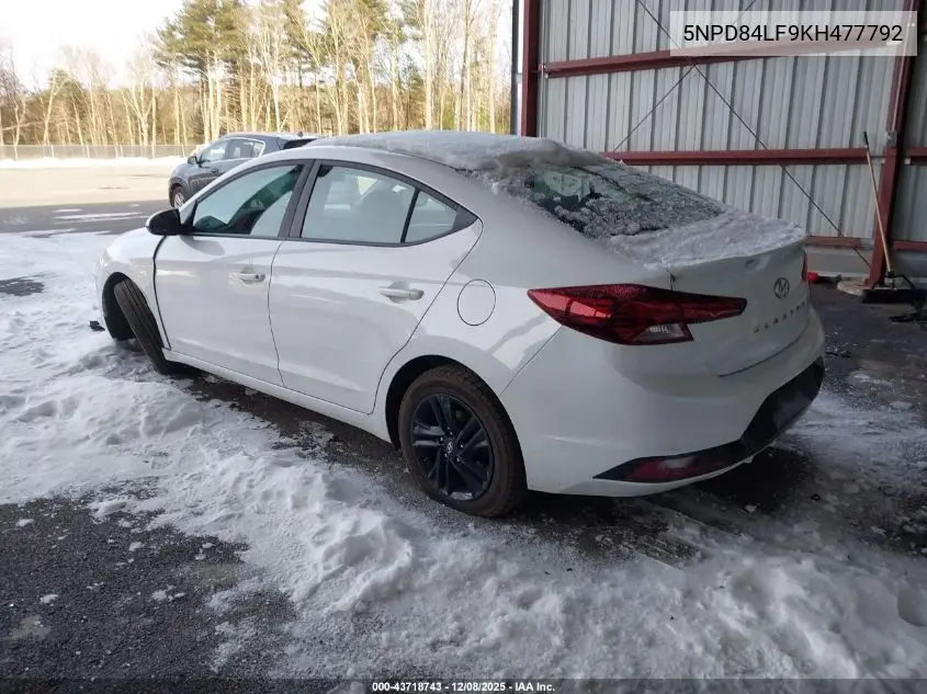 5NPD84LF9KH477792 2019 Hyundai Elantra Sel