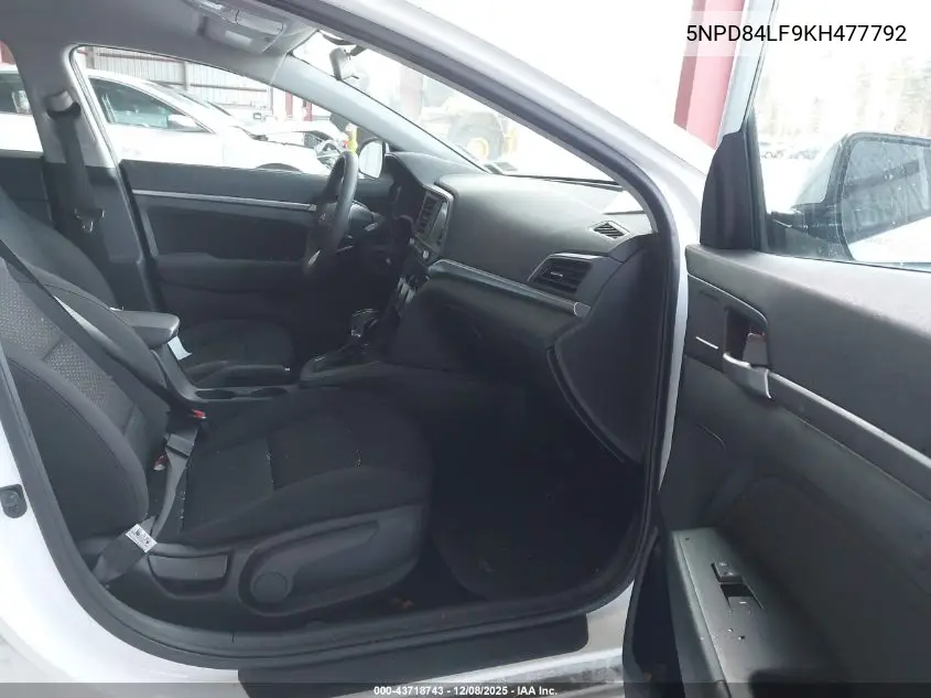 5NPD84LF9KH477792 2019 Hyundai Elantra Sel