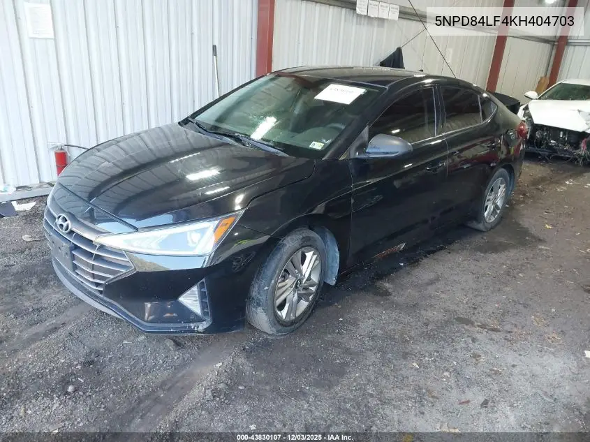 5NPD84LF4KH404703 2019 Hyundai Elantra Sel