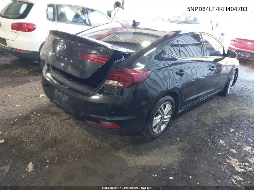 5NPD84LF4KH404703 2019 Hyundai Elantra Sel