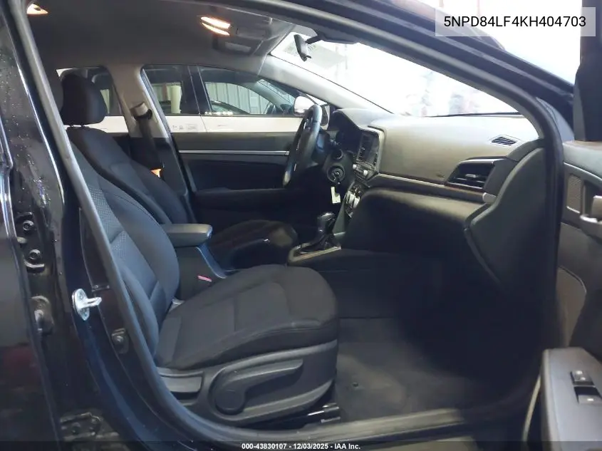 5NPD84LF4KH404703 2019 Hyundai Elantra Sel