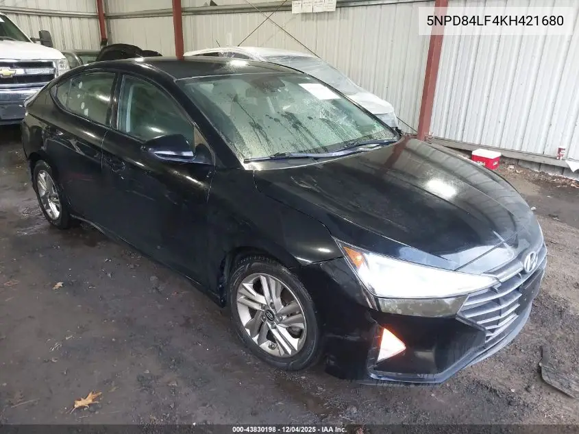 5NPD84LF4KH421680 2019 Hyundai Elantra Sel