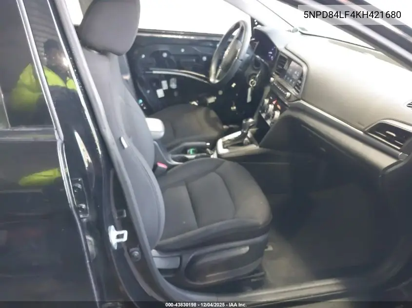 5NPD84LF4KH421680 2019 Hyundai Elantra Sel