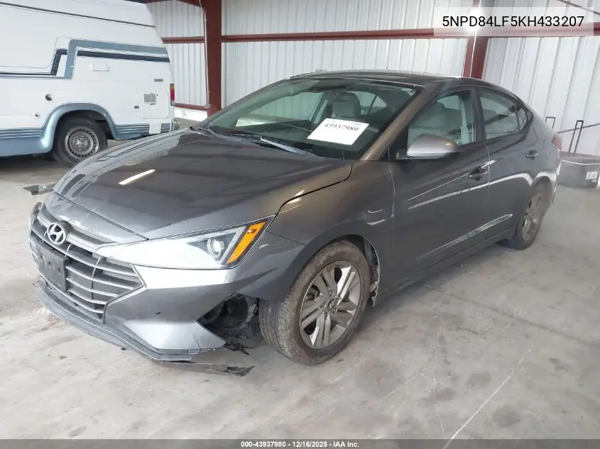 5NPD84LF5KH433207 2019 Hyundai Elantra Sel