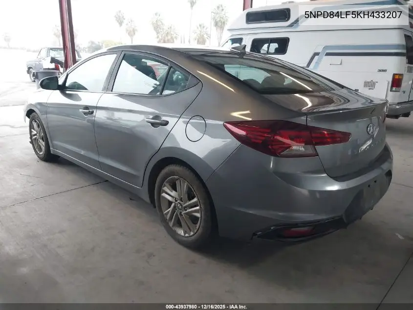5NPD84LF5KH433207 2019 Hyundai Elantra Sel
