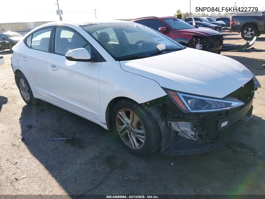 5NPD84LF6KH422779 2019 Hyundai Elantra Sel