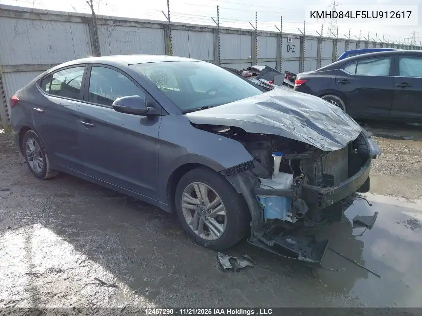 KMHD84LF5LU912617 2020 Hyundai Elantra