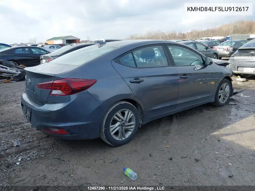 KMHD84LF5LU912617 2020 Hyundai Elantra