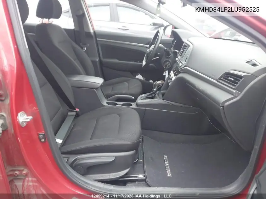 KMHD84LF2LU952525 2020 Hyundai Elantra Sel/Value/Limited