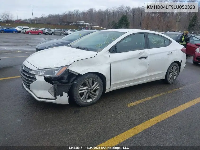 KMHD84LF9LU052320 2020 Hyundai Elantra Preferred Auto Ivt