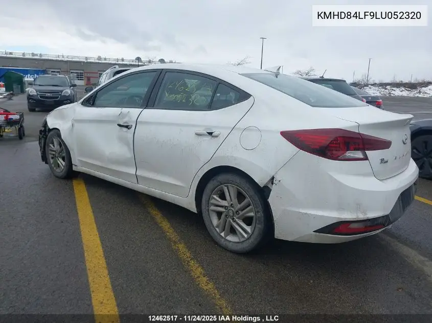 KMHD84LF9LU052320 2020 Hyundai Elantra Preferred Auto Ivt