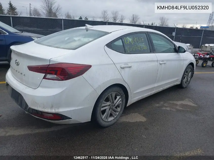 KMHD84LF9LU052320 2020 Hyundai Elantra Preferred Auto Ivt
