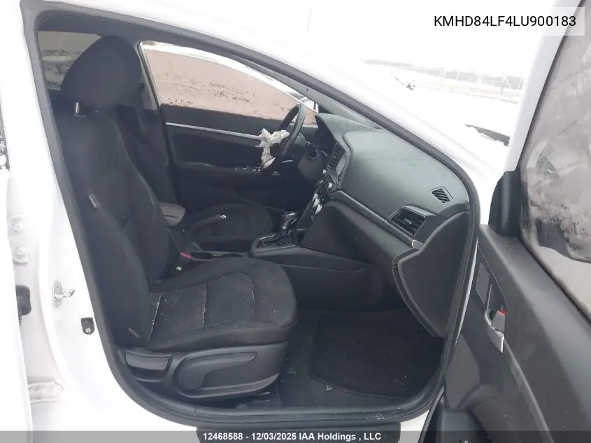 KMHD84LF4LU900183 2020 Hyundai Elantra Sel/Value/Limited