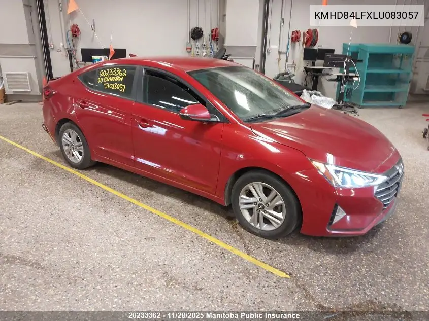 KMHD84LFXLU083057 2020 Hyundai Elantra Preferred
