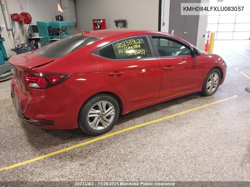 KMHD84LFXLU083057 2020 Hyundai Elantra Preferred