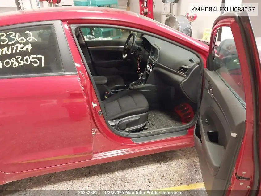 KMHD84LFXLU083057 2020 Hyundai Elantra Preferred