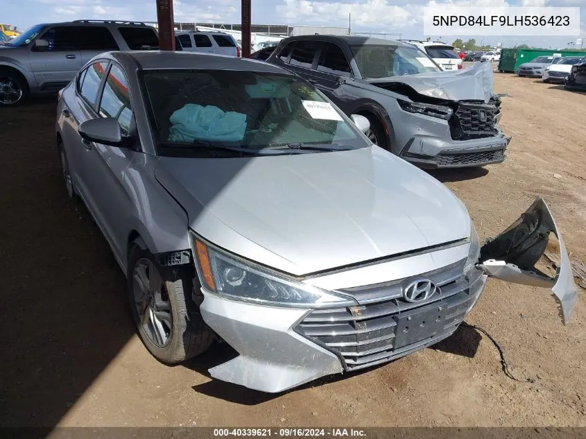 5NPD84LF9LH536423 2020 Hyundai Elantra Sel/Value/Limited