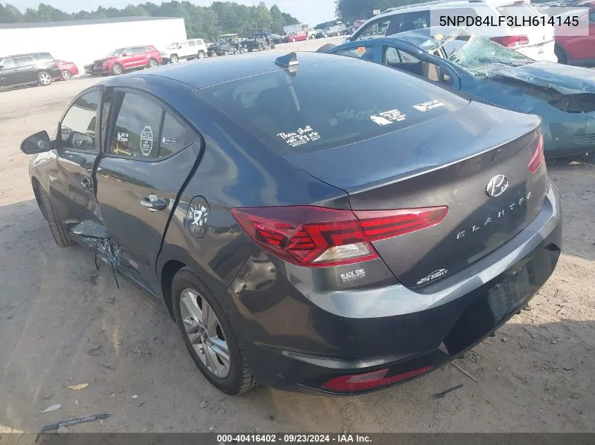 5NPD84LF3LH614145 2020 Hyundai Elantra Sel