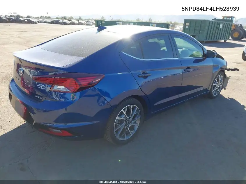 5NPD84LF4LH528939 2020 Hyundai Elantra Limited
