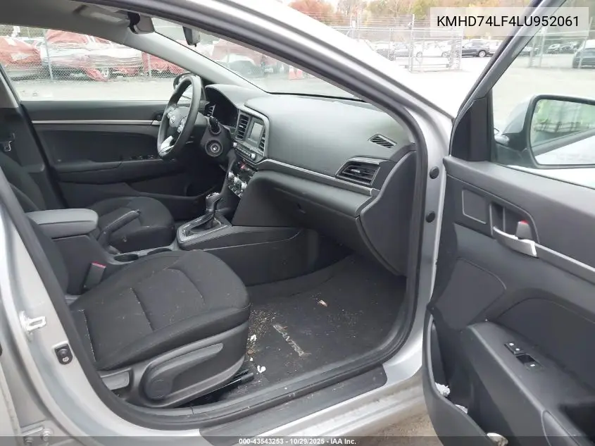 KMHD74LF4LU952061 2020 Hyundai Elantra Se