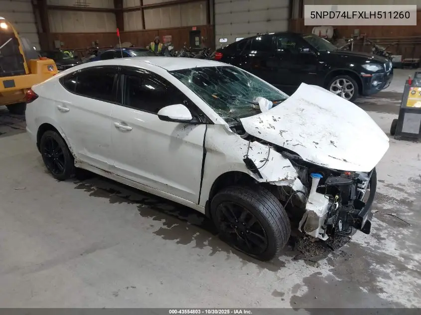 5NPD74LFXLH511260 2020 Hyundai Elantra Se