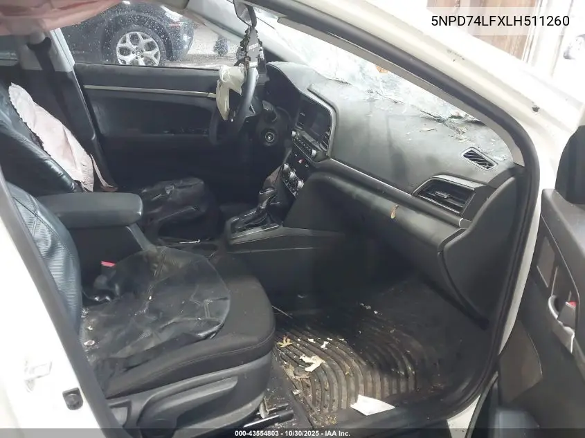 5NPD74LFXLH511260 2020 Hyundai Elantra Se