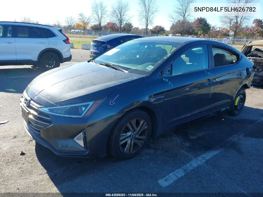5NPD84LF5LH626782 2020 Hyundai Elantra Sel