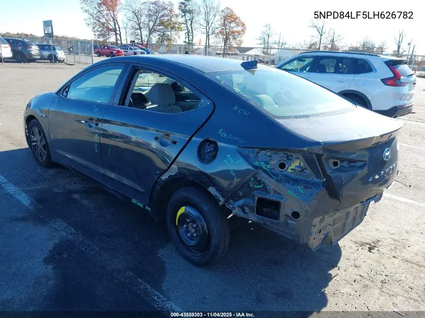 5NPD84LF5LH626782 2020 Hyundai Elantra Sel