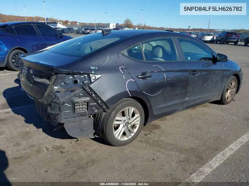 5NPD84LF5LH626782 2020 Hyundai Elantra Sel