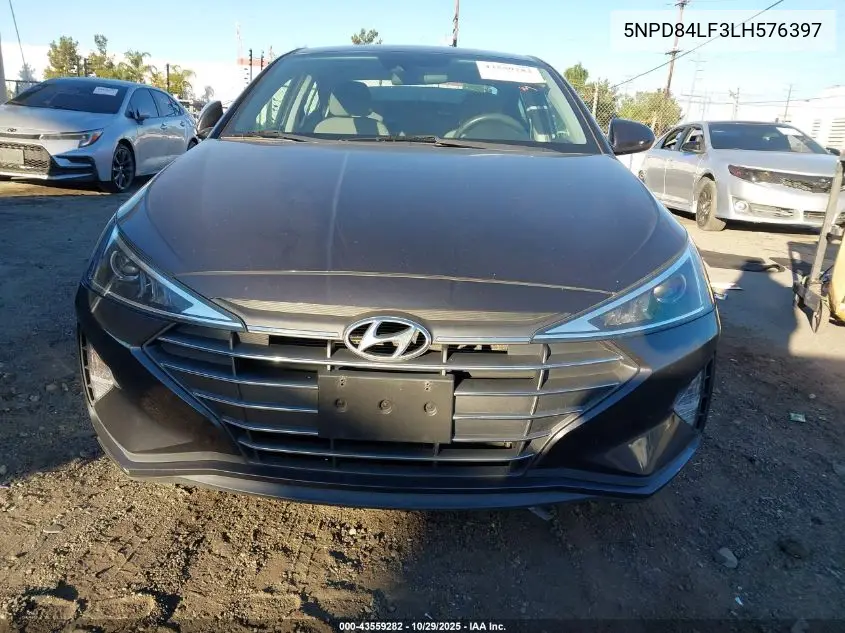 5NPD84LF3LH576397 2020 Hyundai Elantra Sel