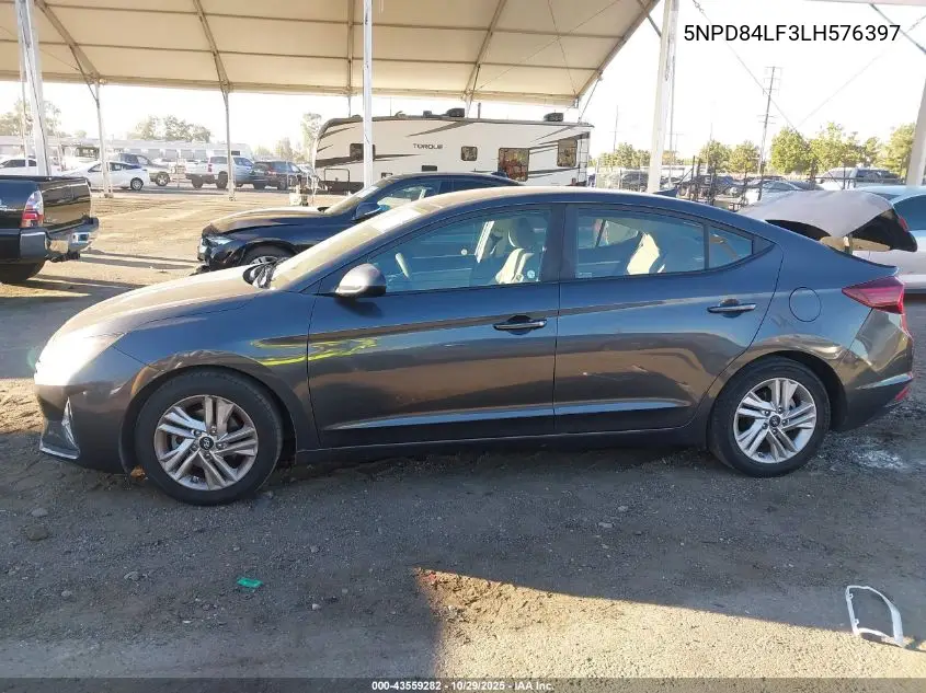 5NPD84LF3LH576397 2020 Hyundai Elantra Sel