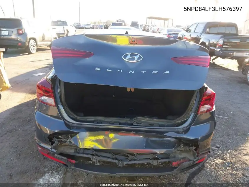 5NPD84LF3LH576397 2020 Hyundai Elantra Sel