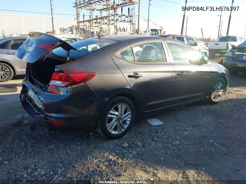 5NPD84LF3LH576397 2020 Hyundai Elantra Sel