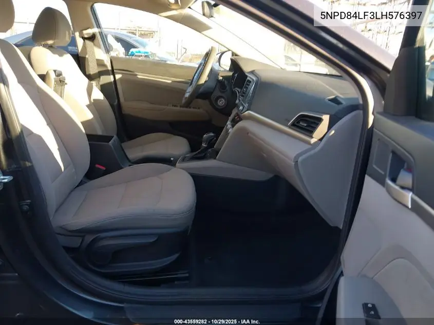 5NPD84LF3LH576397 2020 Hyundai Elantra Sel