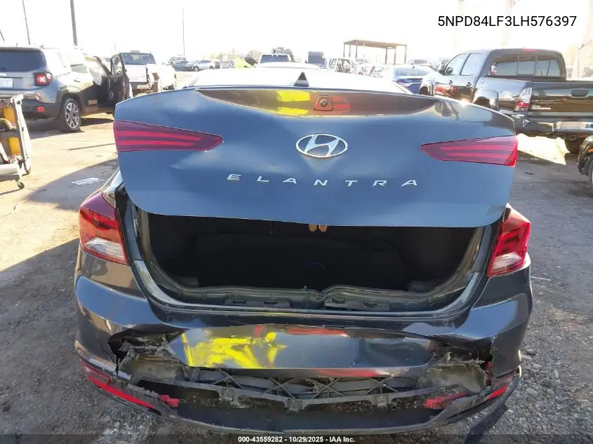 5NPD84LF3LH576397 2020 Hyundai Elantra Sel