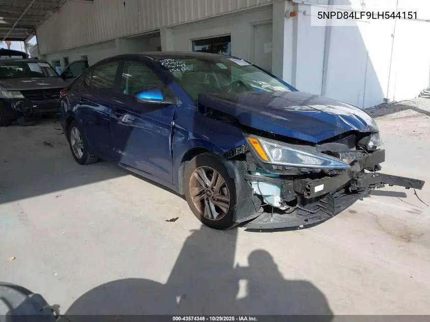 5NPD84LF9LH544151 2020 Hyundai Elantra Sel