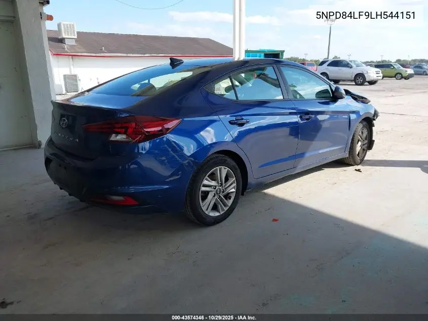 5NPD84LF9LH544151 2020 Hyundai Elantra Sel