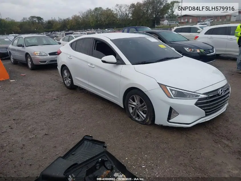5NPD84LF5LH579916 2020 Hyundai Elantra Sel