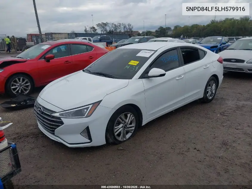 5NPD84LF5LH579916 2020 Hyundai Elantra Sel