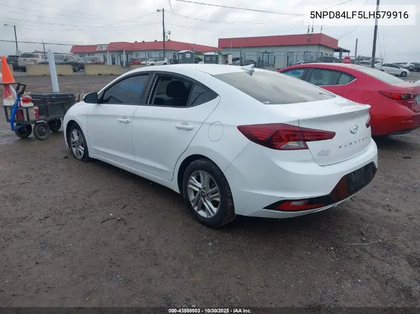 5NPD84LF5LH579916 2020 Hyundai Elantra Sel