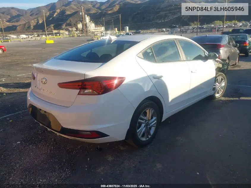 5NPD84LF3LH605946 2020 Hyundai Elantra Sel