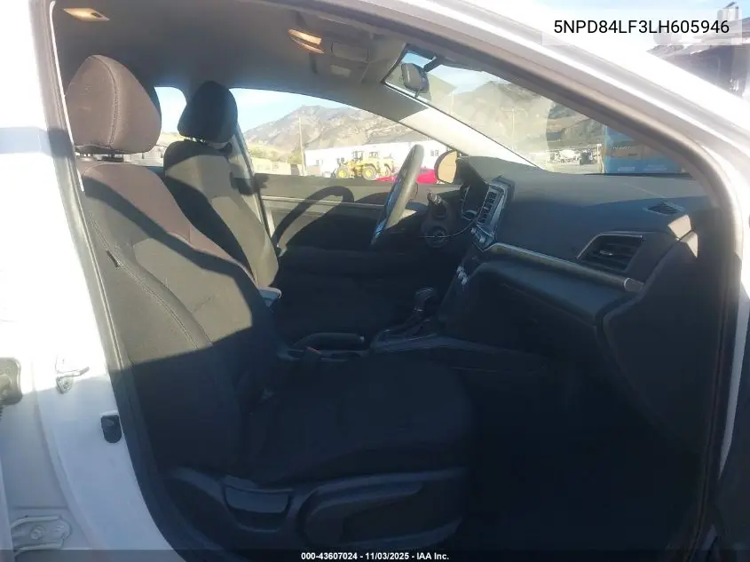 5NPD84LF3LH605946 2020 Hyundai Elantra Sel