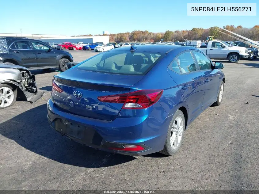5NPD84LF2LH556271 2020 Hyundai Elantra Value Edition